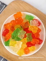 Bonbons Gélifiés Oursons QQ en Gros, Snacks Fruités Tendance des Célébrités d'Internet, Sachet de Cola Sucré Certifié Halal, Friandises pour la Journée des Enfants 50g