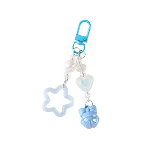 Creative Hollow Star Acrylic Plastic Keychain Cute Charm <b>Key</b> Ring Handbag <b>Lanyard</b> Accessories Car Hanging Trinket - Product Image 5