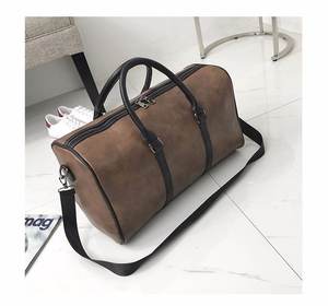 Tas Perjalanan Kulit PU Gaya Bisnis Pria Populer Barat Grosir - Product Image 5