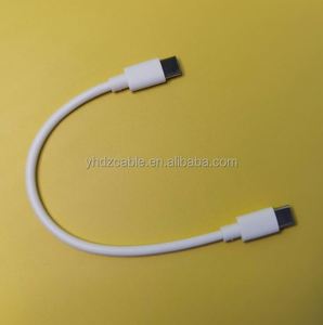 Cable de Carga Rápida USB C a USB C de Doble Cabeza de 15cm, 20cm, 25cm, Tipo C PD, para Transferencia de Datos y Carga - Product Image 1