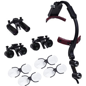 Gelişmiş ergonomik 6X 2.5X Clinical TTL diş büyütme Loupes LED ile klinik diş prosedürlerinde gelişmiş görüş için - Product Image 4