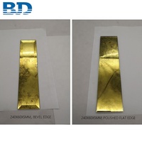 240x60mmx5mm Vintage Antique Glass Gold Smoky Antique Mirror Tile Accent Wall Feature Wall Decorative Tile
