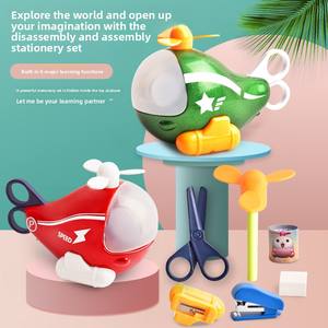 Giocattolo Creativo Smontabile Virale su TikTok per Giovani (7-14 Anni) Aeroplano in <span class=keywords><strong>Legno</strong></span> Multifunzionale Sei-in-Uno - Product Image 1