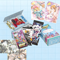 YQ Dongman Club's Third Wave Blank History One Pieces Art Board 3.0 Collection de cartes à collectionner rares Fan Art Trading Cards Booster Box