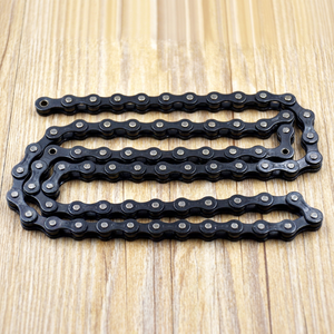 Chaîne de vélo électrique, 98-114 maillons, matériau en fer, fabrication soignée, pour vélos électriques, vélos pliants, vélos partagés - Product Image 1