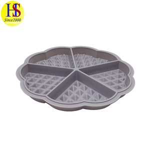 Chine Fabricant Silicone Moule À Gaufre Coeur Triangle Silicone Tarte Partie Moule - Product Image 3