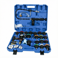 Kit de test de fuites du système de refroidissement automobile en alliage d'aluminium CIHOO 28 pièces, jauge de pression de radiateur, outil de diagnostic sous vide
