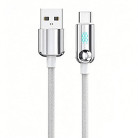 Cable de Carga Rápida USB Tipo-C 60/240W 5A con Trenzado de Nailon PD 3.1 de 1-3m para Computadora y Cámara