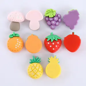 Cute Fruit Phone Case Patch Resin Accessories Resin Jewelry Charms Resin Fruits For Decoration