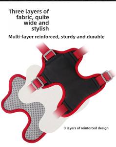 2025 Luxus Hunde geschirr Weste Anti-Escape No Pull Feature XL Hochleistungs-Sport leine aus gepolstertem Polyester aus Nylon Einfache Steuerung - Product Image 6