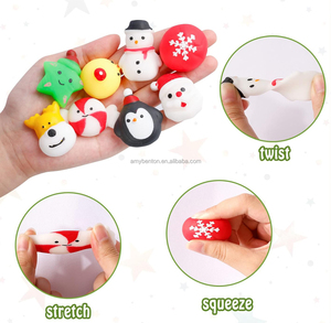 Mini Squishy Giáng sinh Squishy Đồ chơi Giáng sinh bên ủng hộ Kawaii Squishy Đồ chơi Quà tặng lớp học goodie Túi stuffers - Product Image 5