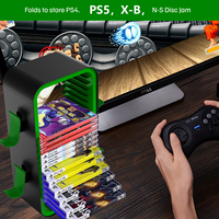 Accessoires de jeu en gros adaptés à PS5/4/switch/XBOX Series XS, support de stockage universel pour manette, accessoires de support de disque