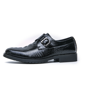 Zapatos de vestir de negocios para <span class=keywords><strong>hombre</strong></span>, zapatos de cuero transpirables, informales, <span class=keywords><strong>traje</strong></span> de boda, talla grande 38-48, zapatos de cuero - Product Image 4