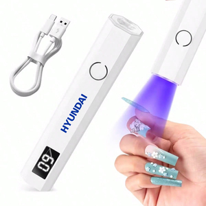เครื่องอบเล็บพกพา HYUNDAI แบบ UV LED พร้อมหน้าจอสัมผัส แห้งเร็ว ใช้แบตเตอรี่ สำหรับเล็บปลอม - Product Image 1