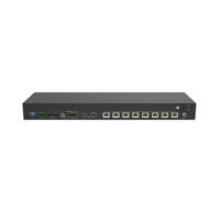 Répartiteur HDMI HDBaseT 4K 2.0b 1x8 sur Cat5e/6 jusqu'à 150m avec sortie en boucle 4K 60Hz 4:4:4 HDCP2.2