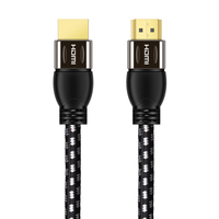 Câble blindé à gaine PVC plaqué or haute vitesse OEM ODM 2.0/2.1 4K/8K pour PS5, téléviseur, moniteur, projecteur