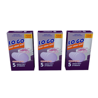 Boîtes d'emballage en papier en gros pour tablettes nettoyantes pour cuvettes de toilettes avec logo personnalisé