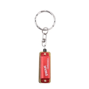 SWAN porte-clés <span class=keywords><strong>Harmonica</strong></span> 4 trous 8 tons clé <span class=keywords><strong>Harmonica</strong></span> de C petit <span class=keywords><strong>Harmonica</strong></span> décoration Mini Instrument de musique pour étudiant débutant - Product Image 1