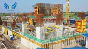 Faisceau en bois de bois de coffrage H20 de fabricant de la Chine avec le chapeau en plastique et le chapeau de <span class=keywords><strong>fer</strong></span> - Product Image 5