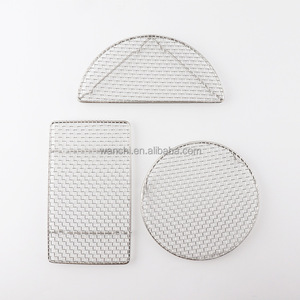 Acier inoxydable 304 Barbecue Grill Demi-Rond Tempura Friteuse Rack Porc Escalope Graisse Séparation Japonais Poêle Grille <span class=keywords><strong>Vaisselle</strong></span> - Product Image 6