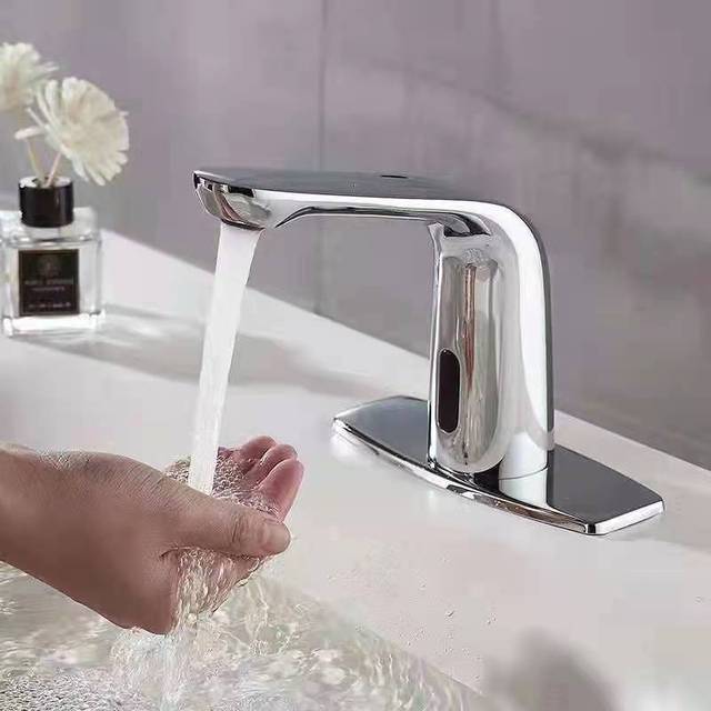Bathroom Touchless Basin Tap Automatic Sensor Faucet