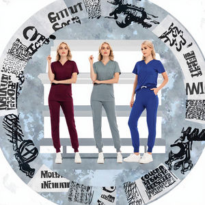 Uniforme Médico para Mujer Fuju, Superelástico, Estilo Jogger, Tela Broadcloth Ziakot Industry - Product Image 3