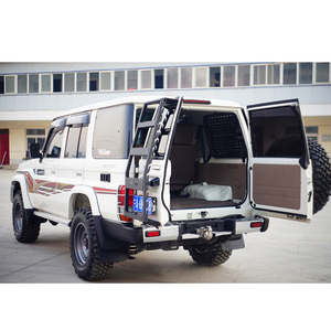 Rejilla de almacenamiento para coche <span class=keywords><strong>Toyota</strong></span> <span class=keywords><strong>Land</strong></span> <span class=keywords><strong>Cruiser</strong></span> LC76, rejilla de almacenamiento para ventana trasera de magnesio y aluminio - Product Image 4