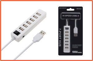 <span class=keywords><strong>2026</strong></span> Jmax 팩토리 고속 7포트 USB 2.0 허브 (PC용) - Product Image 5
