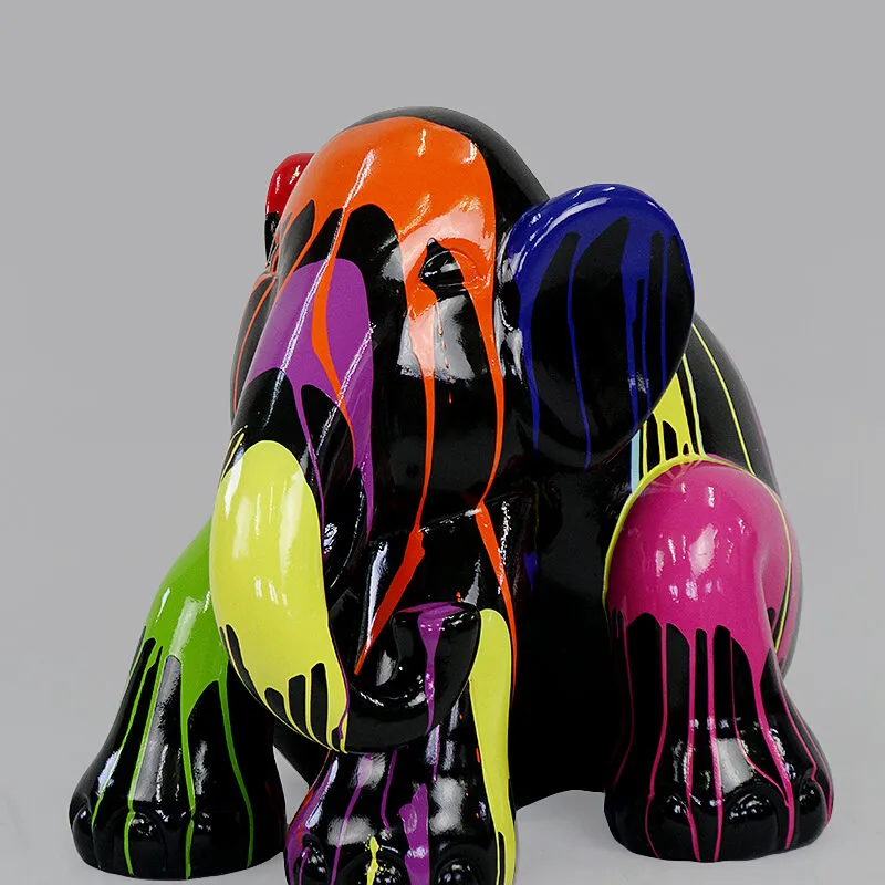 Painted pop art