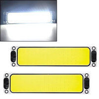 Lampe de plafond de voiture à LED blanche COB 54 87 108SMD 12V 24V, panneau LED, lampe de lecture intérieure, éclairage de plaque d'immatriculation, lampe de plafond de voiture, lampe filaire intérieure