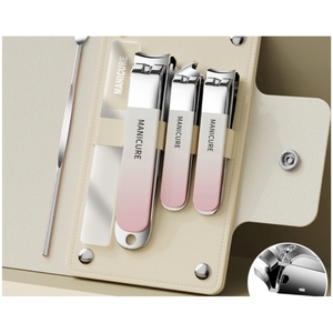 Set di Pedicure per Manicure 5 pezzi strumento professionale per la cura delle unghie Set di strumenti di bellezza per il trucco Kit tagliaunghie in acciaio inossidabile - Product Image 3