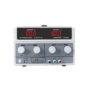 Fuente de Alimentación Regulada Ajustable, Regulador de Voltaje Constante Lineal para Laboratorio LPS606D 60V6A - Product Image 1