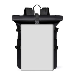TOUGH SLHS Nylon <b>Backpack</b> 20-37L <b>Waterproof</b> Zipper Closure Minimalist Daily Use Business <b>School</b> <b>Backpack</b> - Product Image 5