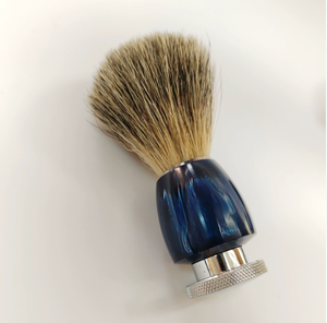 Brocha de afeitar de peluquero 2025 con mango de aleación de zinc para crear espuma rica con espuma de jabón o crema - Product Image 3