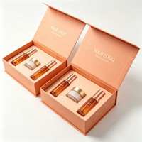 Boîte cadeau de luxe en gros pour cosmétiques, flacons de soin, boîte magnétique, ensembles de maquillage, emballage personnalisé pour lotions
