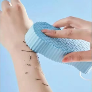 Éponge de bain exfoliante pour le corps, masseur pour éliminer les peaux mortes, outils de nettoyage, brosse de bain réutilisable, outil de gommage, fournitures de salle de bain pour la maison - Product Image 6