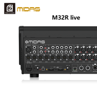Console de mixage alimentée MIDAS M32R LIVE pour scène, performance de groupe, USB, Bluetooth, DJ, avec 40 canaux d'entrée