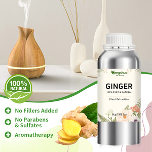 Massaggio del corpo naturale per la cura dei capelli essenziale di zenzero olio essenziale per il cosmetico - Product Image 5