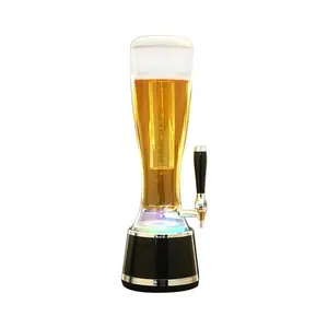 3L बीयर टॉवर बर्फ ट्यूब बियर निकालने की मशीन के साथ मशीन टोरे डे Cerveza Tritones डे Cerveza