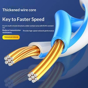 สายแลน <span class=keywords><strong>CAT6A</strong></span> RJ45 แบบคู่บิดเกลียว ป้องกันสัญญาณรบกวนด้วยโลหะ สำหรับใช้งานภายในอาคาร สาย CCA <span class=keywords><strong>CAT6A</strong></span> SFTP ความยาว 1-100 เมตร ขายส่ง - Product Image 5