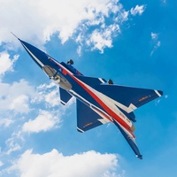 FMS EDF Jet 64mm J 10 avion de chasse télécommandé PNP partie avion RC avion professionnel J10 avec Reflex V3 Dragon vigoureux