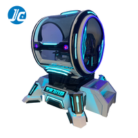 Simulador de Helicóptero de Realidad Virtual 9D de Nuevo Diseño, Máquina de Juegos de Aviones VR, Parque de Aventuras Interior, Aluminio, Fibra de Vidrio, Metal