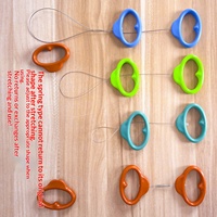 Nouvel Outil de Poterie : Diviseur/Coupeur à Ressort avec Manche en Plastique et Texture Ondulée pour la Découpe de Lignes de Terre Cuite