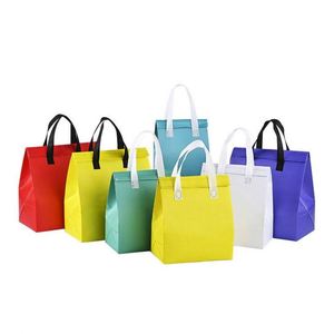 Sac isotherme pour emporter, recyclé, scellé, en film d'aluminium non tissé, résistant à l'huile, pour garder les aliments au chaud - Product Image 6