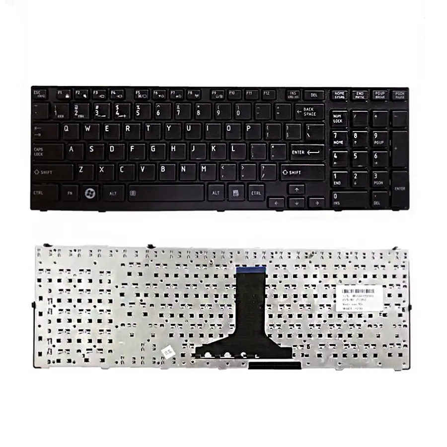 لوحة مفاتيح جديدة وأصلية لـ Toshiba Satellite P750 P750D P755 P755D P770 لوحة مفاتيح لاب توب قابلة للتبديل متوفرة بعدة لغات US SP