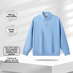 Sudadera con logotipo personalizado impreso, ropa de trabajo para otoño e invierno, ropa de trabajo de manga larga con texto impreso - Product Image 1