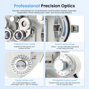 Phoroptère optique Aist Optics VT-100, appareil de test de la vue, testeur de vision, phoroptère manuel d'optométrie - Product Image 3