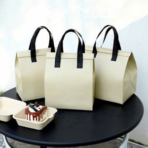 Insulated Cooler Bags for Cake Delivery Thermal Insulation Non-Woven Material Cartoon Style Extra Large Size No Closure - Product Image 5