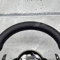 Volant en cuir M Sport amélioré pour BMW E92 M3 E82 E87 E90 E91 E93 X3 E83 X5 E70 E71 M3, personnalisable avec matériau Alcantara