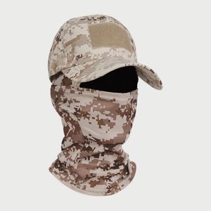 Casquettes de baseball camouflage en gros en stock avec cagoule de moto intégrée, 100% coton, unisexe, boucle en cuivre doré, tissu courant - Product Image 3